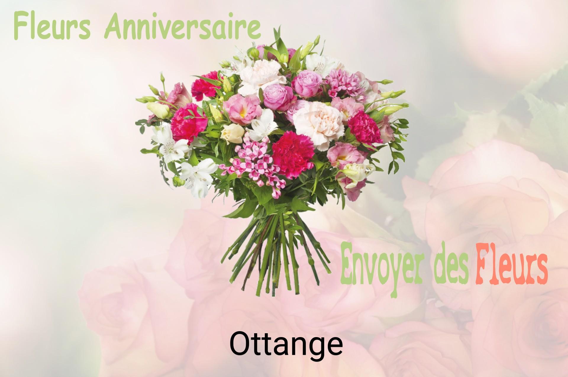 Bouquet de fleurs d’anniversaire livré à Ottange